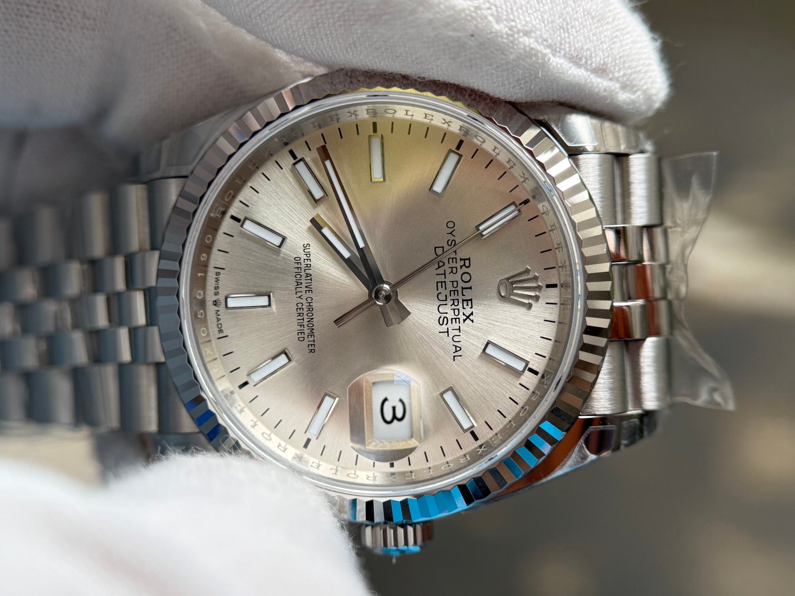 Datejust 126234 36mm Jub SS/SS Silver/Stk DD3235 - Image 5