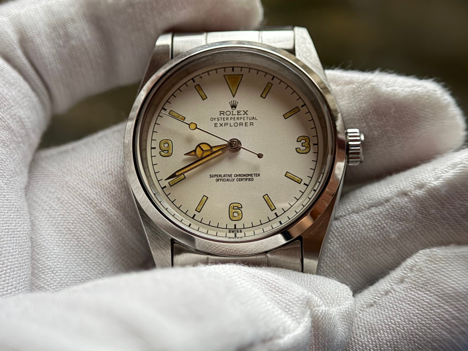 Rolex Explorer Ref 1016 "Fat Font" Matte Dial