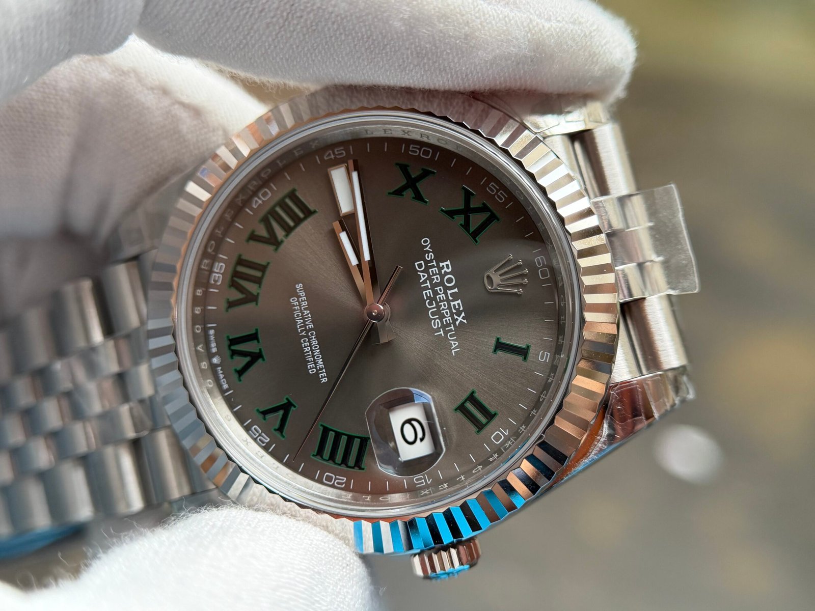 DateJust41 126334 904L SS VSF Best Edition Wimbledon Dial on Jubilee Bracelet DD3235