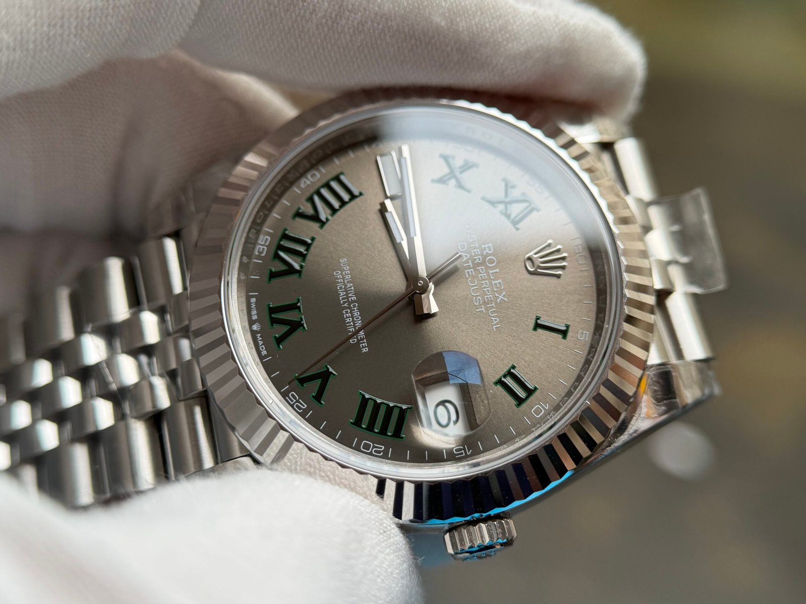 DateJust41 126334 904L SS VSF Best Edition Wimbledon Dial on Jubilee Bracelet DD3235 - Image 5