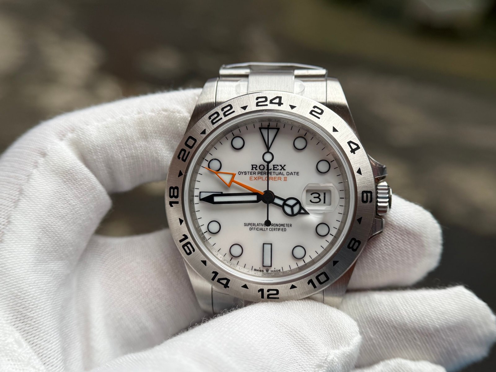 Explorer II 42mm 226570 QF 1:1 Best Edition Black Dial on 904L SS Bracelet DD3285 - Image 3