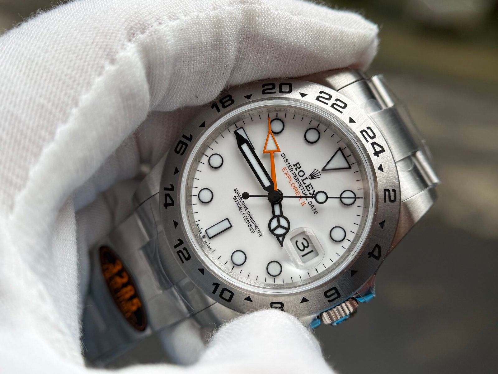 Explorer II 42mm 226570 QF 1:1 Best Edition Black Dial on 904L SS Bracelet DD3285 - Image 4