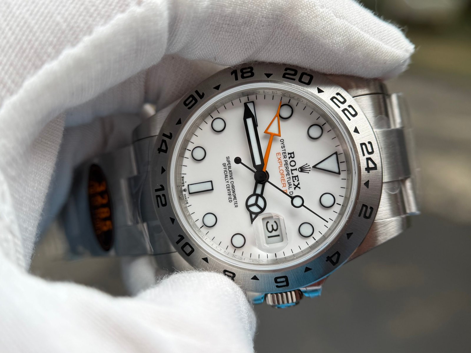Explorer II 42mm 226570 QF 1:1 Best Edition Black Dial on 904L SS Bracelet DD3285 - Image 5
