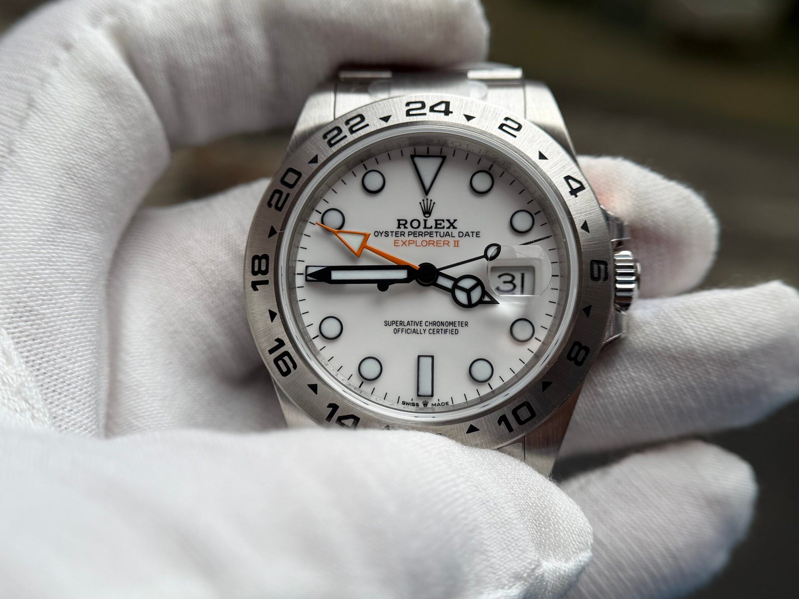 Explorer II 42mm 226570 QF 1:1 Best Edition Black Dial on 904L SS Bracelet DD3285 - Image 6