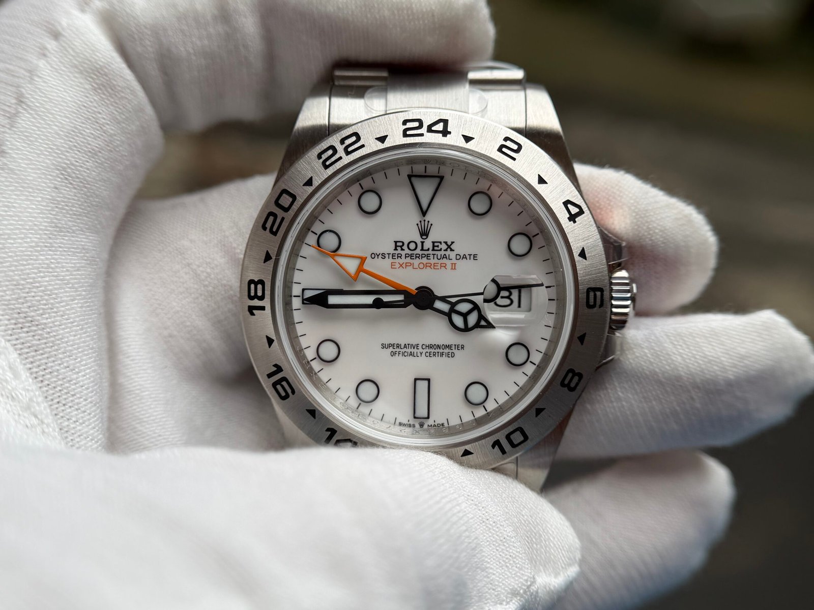 Explorer II 42mm 226570 QF 1:1 Best Edition Black Dial on 904L SS Bracelet DD3285 - Image 7