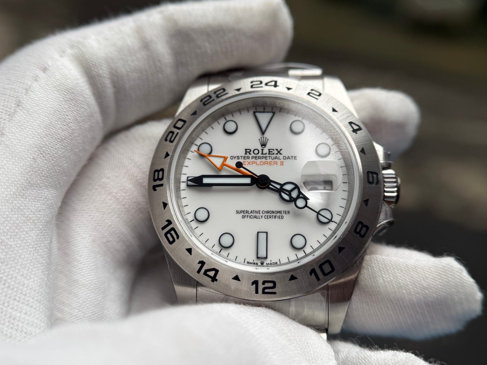 Explorer II 42mm 226570 QF 1:1 Best Edition Black Dial on 904L SS Bracelet DD3285 - Image 10