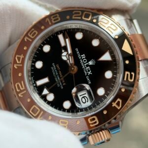 GMT-Master II 126711 CHNR Black/Brown Ceramic VSF Best Edition on SS/RG Bracelet DD3285 172 grams