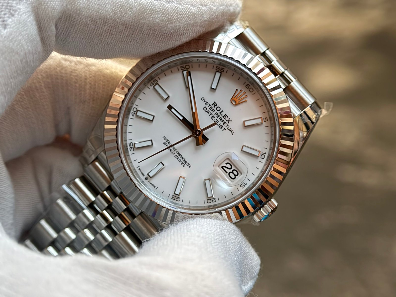 DateJust 126334 904L SS VS factory Best Edition White Dial on Jubilee Bracelet DD3235 - Image 3