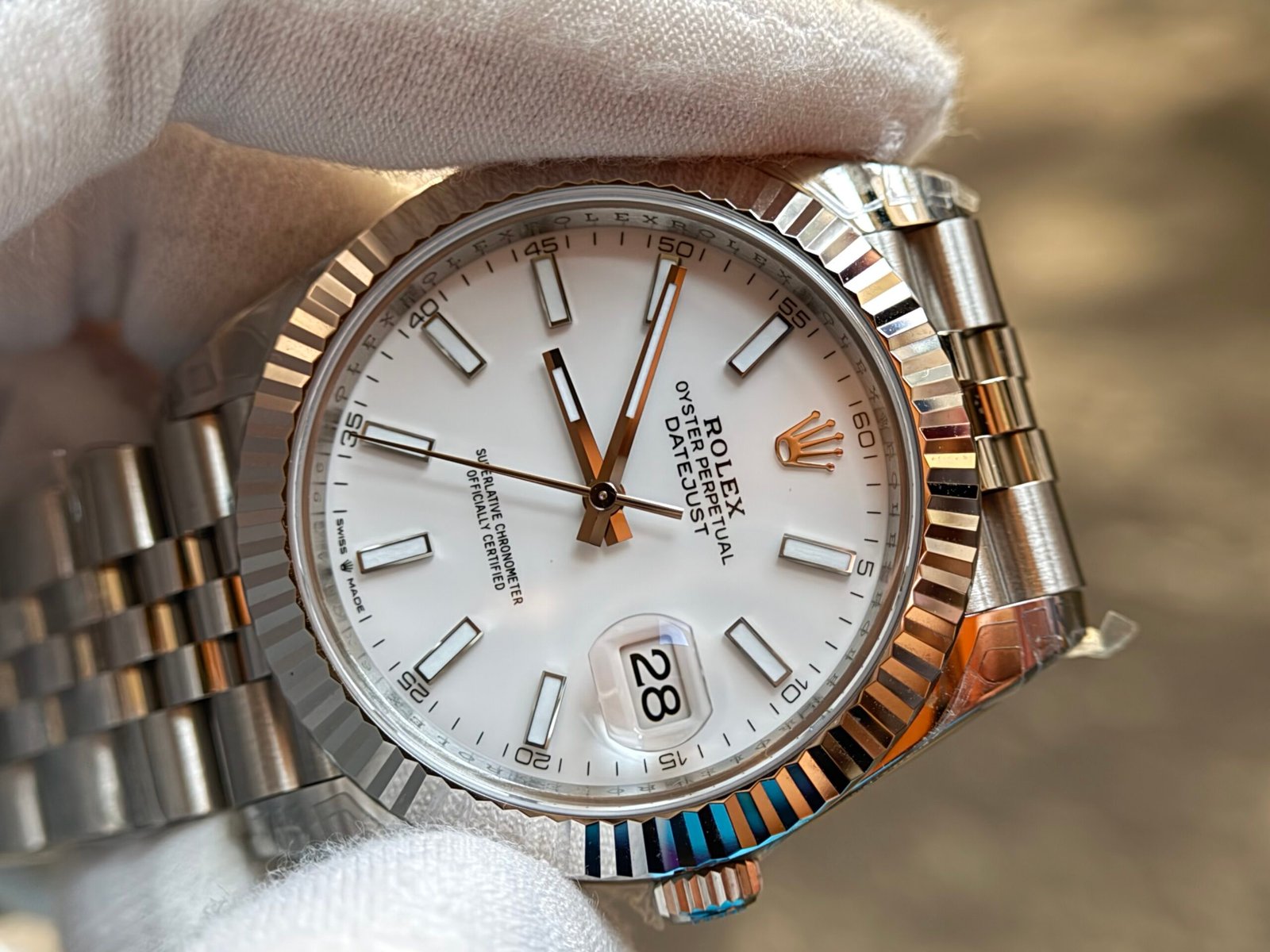 DateJust 126334 904L SS VS factory Best Edition White Dial on Jubilee Bracelet DD3235