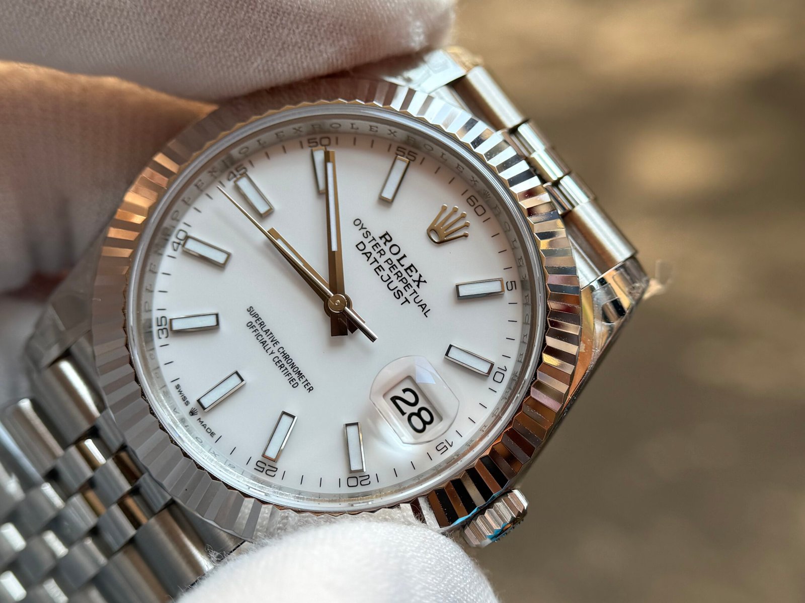 DateJust 126334 904L SS VS factory Best Edition White Dial on Jubilee Bracelet DD3235 - Image 7
