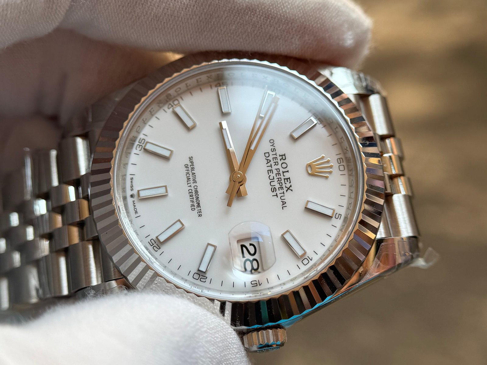 DateJust 126334 904L SS VS factory Best Edition White Dial on Jubilee Bracelet DD3235 - Image 9