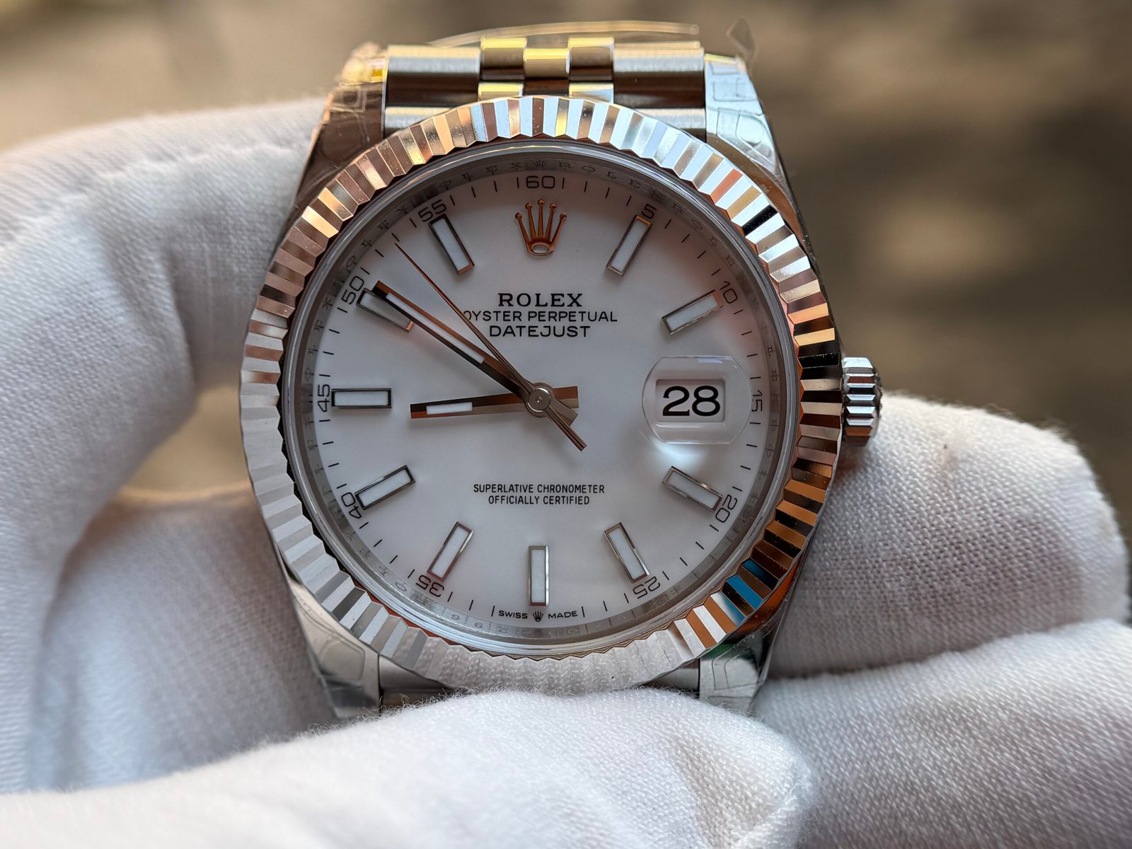 DateJust 126334 904L SS VS factory Best Edition White Dial on Jubilee Bracelet DD3235 - Image 2