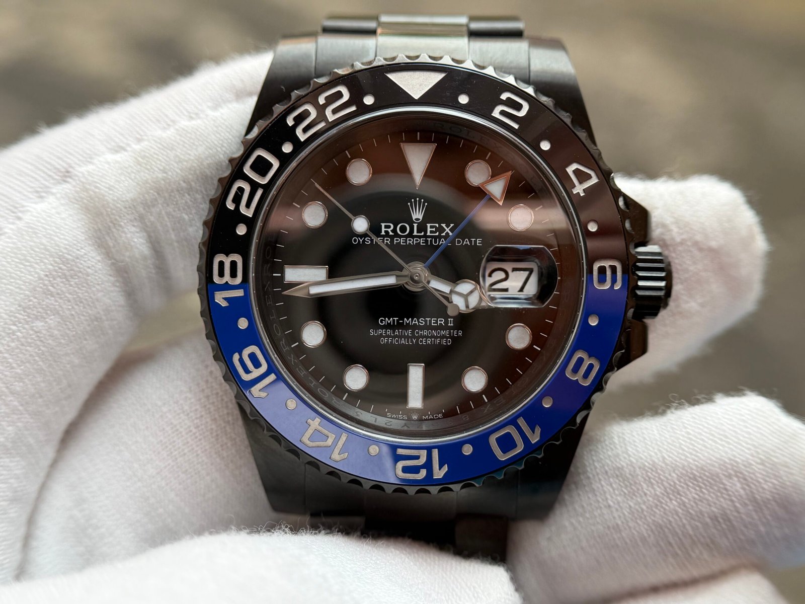 GMT-Master II 126710 BLNR Black/Blue Ceramic DLC DD3285 - Image 2