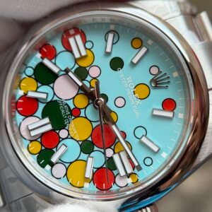 Oyster Perpetual 126000 41mm and 36mm VS factory 904L Steel Celebration Bubbles Dial on SS Bracelet DD3230