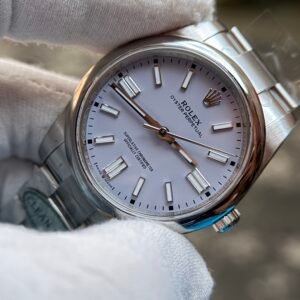 Oyster Perpetual 124300 41mm SS/SS Lavender Dial Clean Plus DD3230