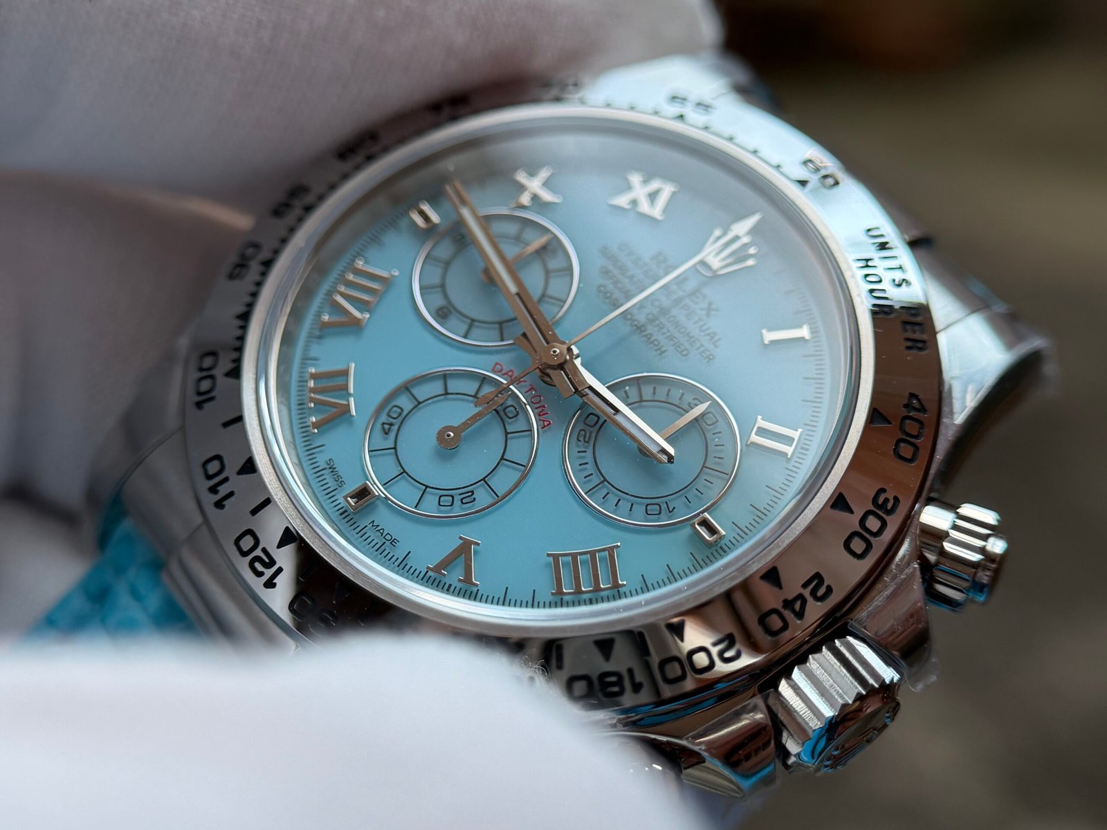 Daytona 116519 Blue-Beach blue leather DD 4130 - Image 6