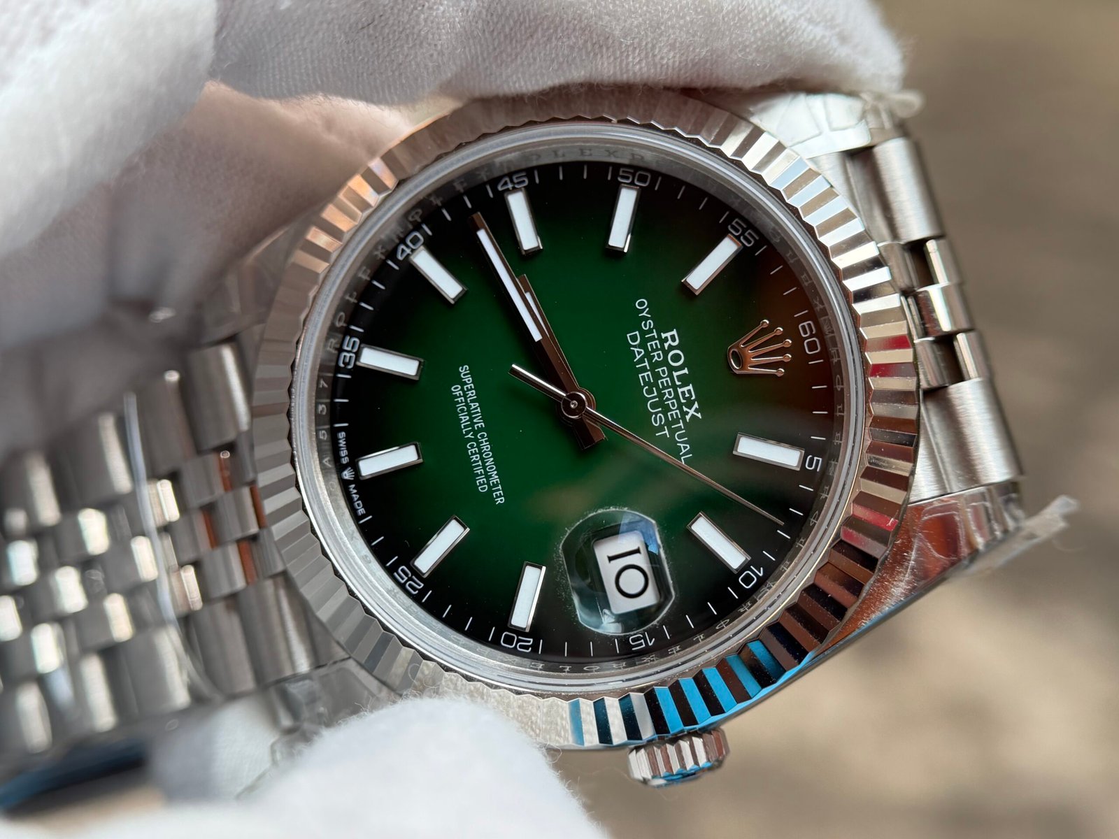 Datejust 126334 41mm 2026 Jub Ombre Green VSF V2 DD3235 - Image 4